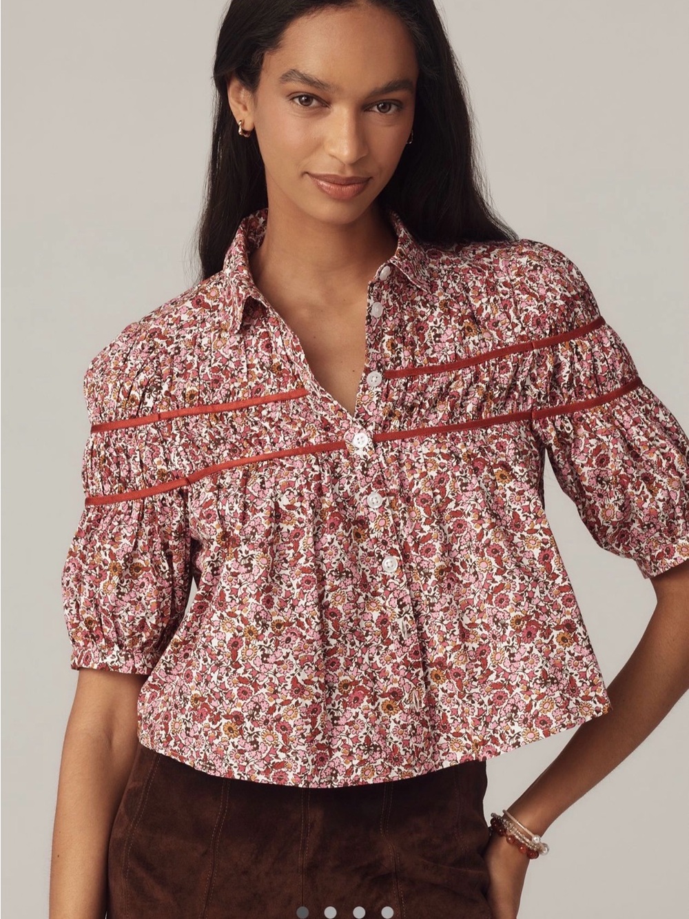 NWT Maeve Floral Blouse
